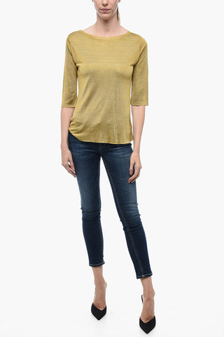 Maglia in Viscosa con Maniche 3/4