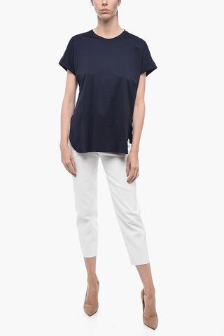 Supima Cotton T-Shirt with Splits
