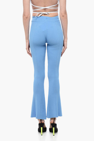Pantaloni Boot-Cut OMLY A Costine con Spacco Alla Caviglia