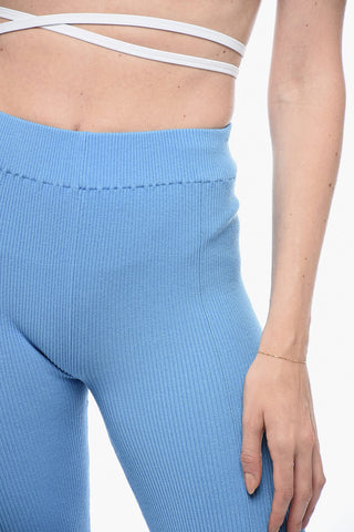 Pantaloni Boot-Cut OMLY A Costine con Spacco Alla Caviglia