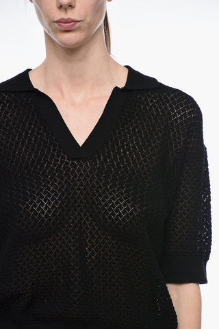 Openwork TANZANIA Polo with Cuffs