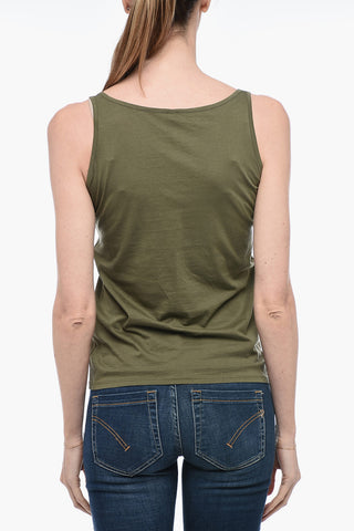 Tank Top in Cotone Monocromo