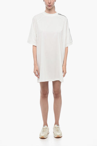 T-Shirt Mini Dress with Logo Print