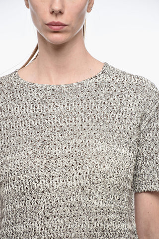 Knit T-Shirt with Reverse Seams