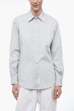 Cotton Shirt With Italian Collar