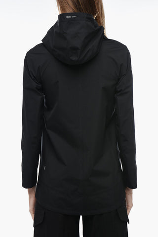 LAMINAR Nylon Windbreaker with Hidden Closure