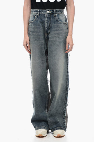 Jeans UNISEX in Doppio Tessuto a Gamba Ampia 29cm