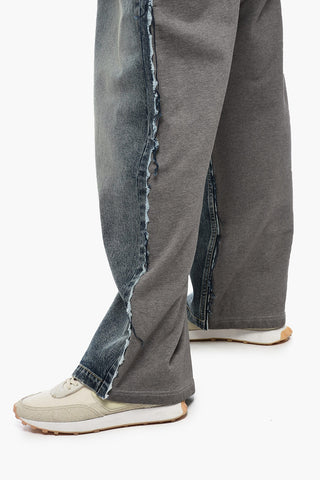 Jeans UNISEX in Doppio Tessuto a Gamba Ampia 29cm