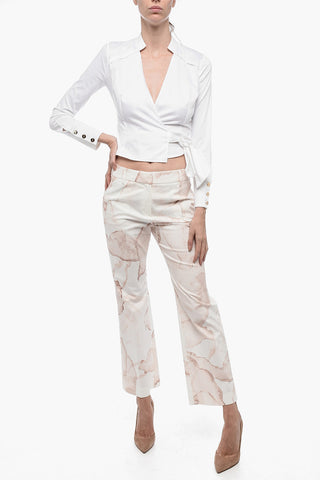 Cropped Fit DAILY Shirt with Wrap Design
