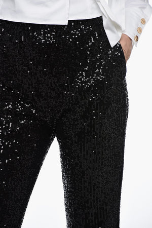 Sequin Pants ASHA with Ankle Cuffs