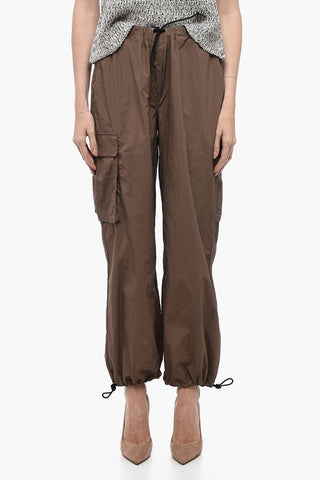 Nylon ESTHER Joggers with Drawstring at the Hem