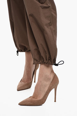 Nylon ESTHER Joggers with Drawstring at the Hem