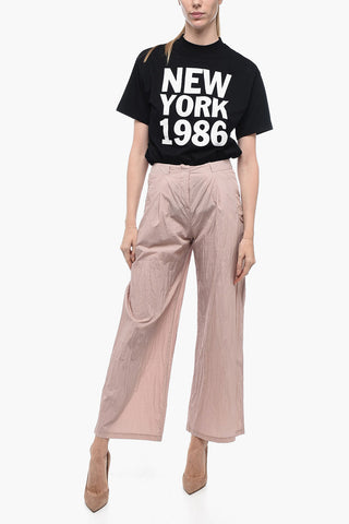 Mixed Cotton Trousers SERENE with Single Pleat