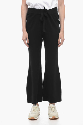 Pantaloni Joggers Svasati in Misto Cashmere