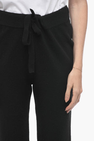 Pantaloni Joggers Svasati in Misto Cashmere