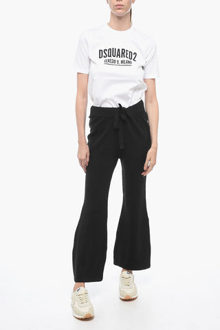 Pantaloni Joggers Svasati in Misto Cashmere