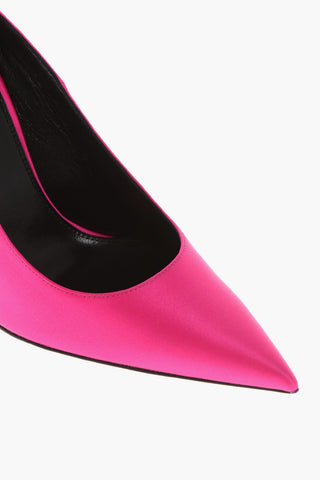 Stiletto Heeled HYPE Satin Pumps 10cm