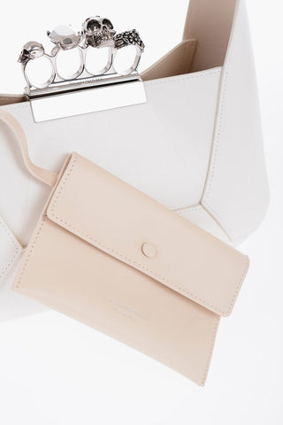 Saffiano Leather Hobo Bag with Jewellery Closure