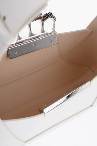 Saffiano Leather Hobo Bag with Jewellery Closure