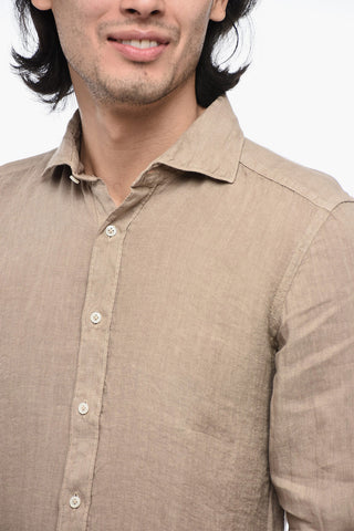 Long Sleeved Linen Shirt