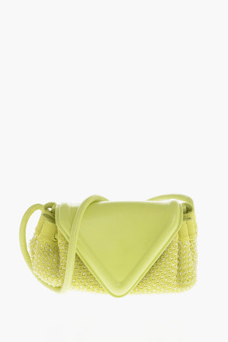 Borsa BEAK in Pelle con Applicazione Strass