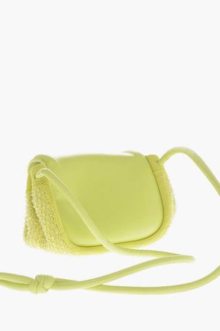 Borsa BEAK in Pelle con Applicazione Strass