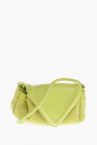 Borsa BEAK in Pelle con Applicazione Strass