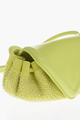Borsa BEAK in Pelle con Applicazione Strass