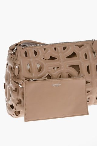 Leather Quilted Monogram RHOMBI Shoulder Bag