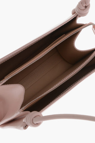 Leather TWIST Crossbody Bag with Zip