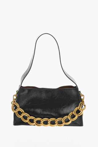 Patent Leather KESME Bag with Chain