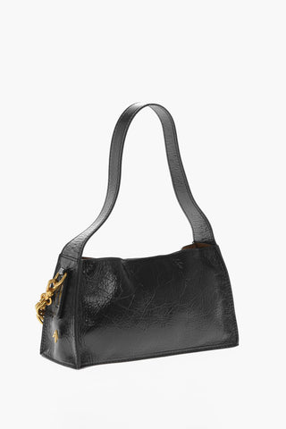 Patent Leather KESME Bag with Chain