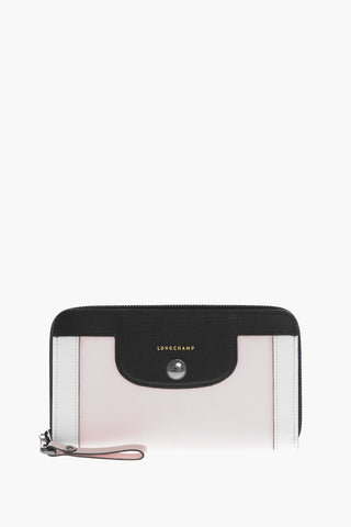 Saffiano Leather Wallet with Card Shape Interior