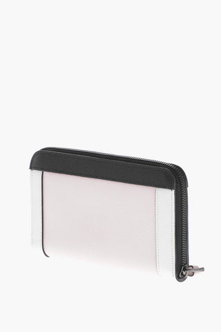Saffiano Leather Wallet with Card Shape Interior