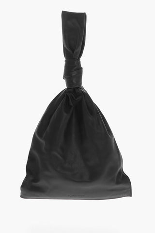 Borsa TWIST in Pelle con Dettaglio Nodo