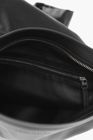 Borsa TWIST in Pelle con Dettaglio Nodo