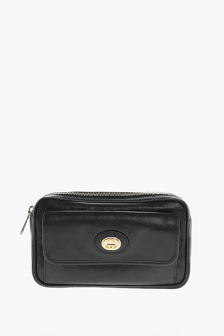 Fluffy Belt Bag with Metal Logo