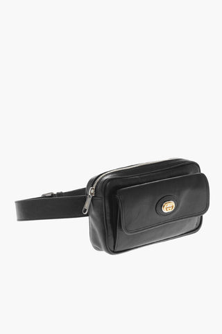 Fluffy Belt Bag with Metal Logo