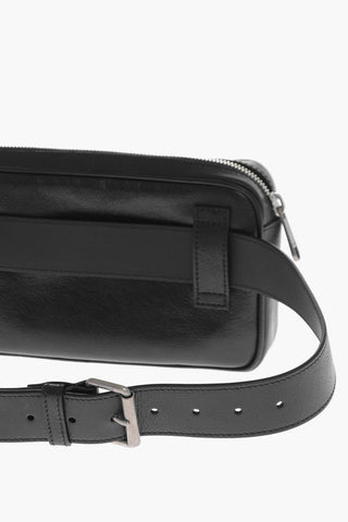 Fluffy Belt Bag with Metal Logo