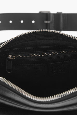 Fluffy Belt Bag with Metal Logo