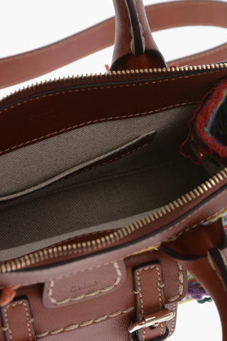 Borsa in Maglia EDITH con Dettagli In Pelle 