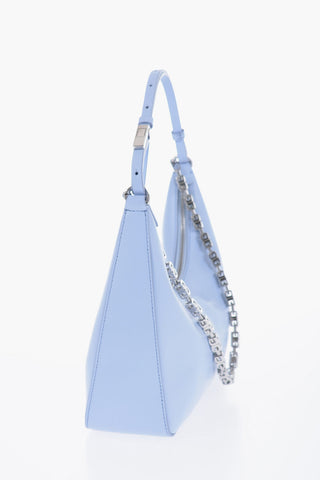 MOON Hobo Bag with Logoed Chain