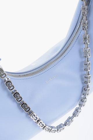 MOON Hobo Bag with Logoed Chain