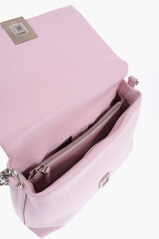 Leather 4G SOFT Bag with Logoed Chain