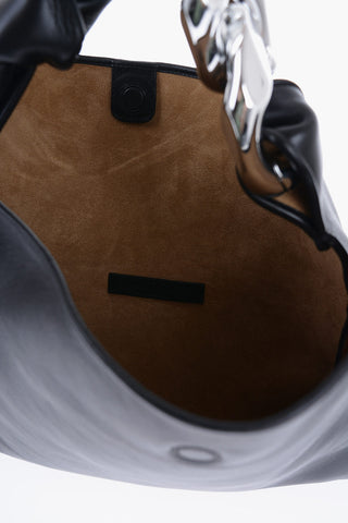 Chain Shoulder Bag with Knot Detail