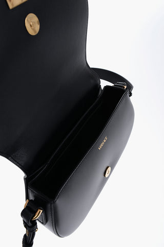 Leather GRECA GODDESS Shoulder Bag with Golden Details