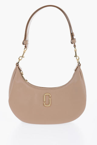 Leather Hobo Bag with Chain