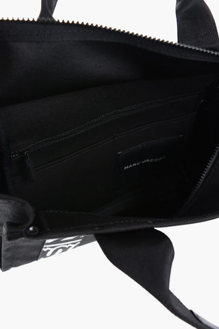 Canvas Tote Bag with Embroidered Monogram