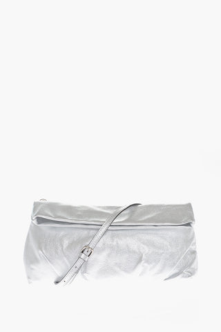 Pochette In Pelle Effetto Metallizzato