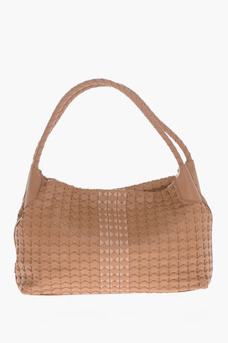Braided Leather Shoulder Bag